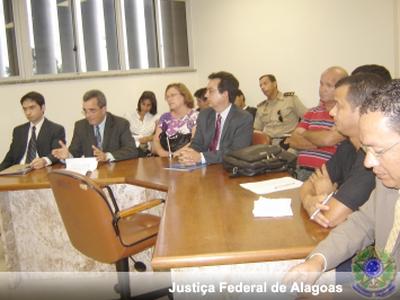 Imagem: Representantes das partes e Gerenciamento de Crises da PM