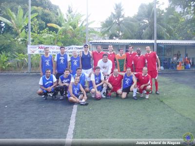 Imagem: Equipe de futebol da JFAL