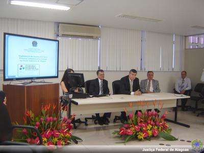 Imagem: Presidente do TRF5, Paulo Roberto de Oliveira Lima, ressalta Sistema Fluxus