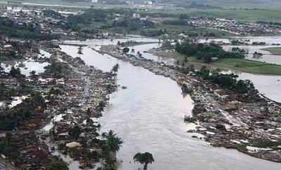 Imagem: Residencial atende pessoas atingidas pela enchente de 2010