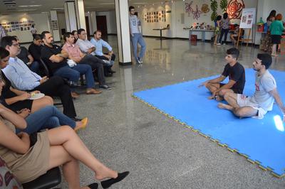 Imagem: Aula de jiu jitsu