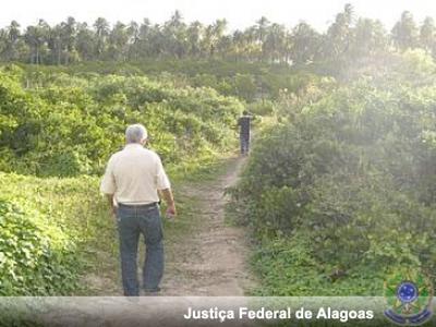 Imagem: Justiça e órgãos ambientais vistoriaram local