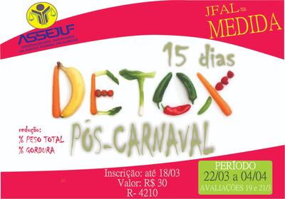 Imagem: Detox pré carnaval.