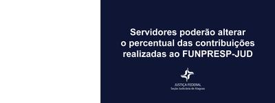 Imagem: Alteração de Contribuição FUNPRESP-JUD