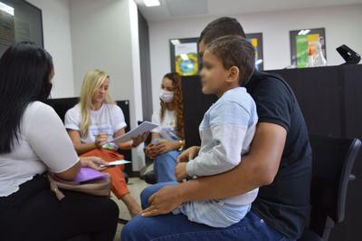 Imagem: Sala da OAB funcionou para orientar famílias sobre a legislação