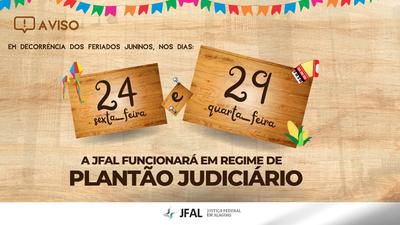 Plantão judiciário junino Imagem: Plantão judiciário junino