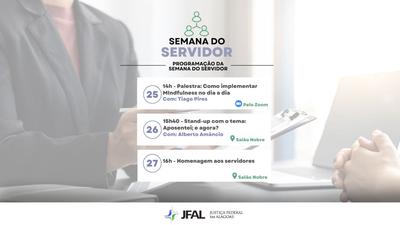 Imagem: Programação da Semana do Servidor