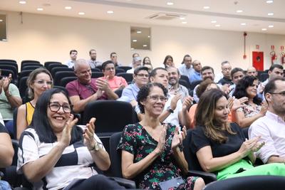 Imagem: Servidores, estagiários e terceirizados participaram da reunião