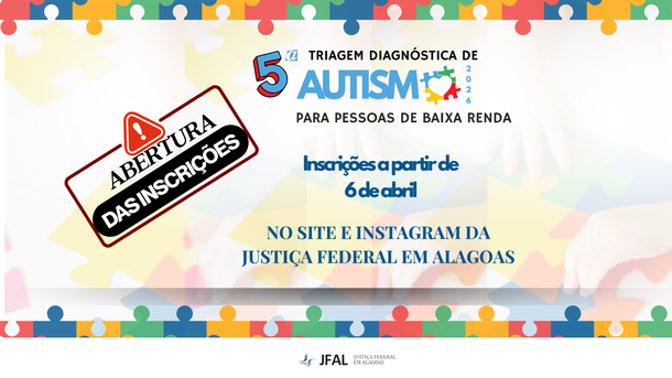 Imagem: Inscrições para a triagem diagnóstica de autismo começam nesta segunda-feira, 6