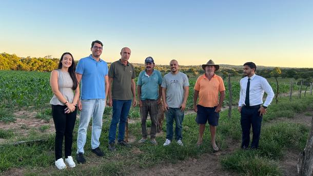 Imagem: Equipe da 11ª Vara realizou a visita para conhecer a realidade e os desafios do agricultor